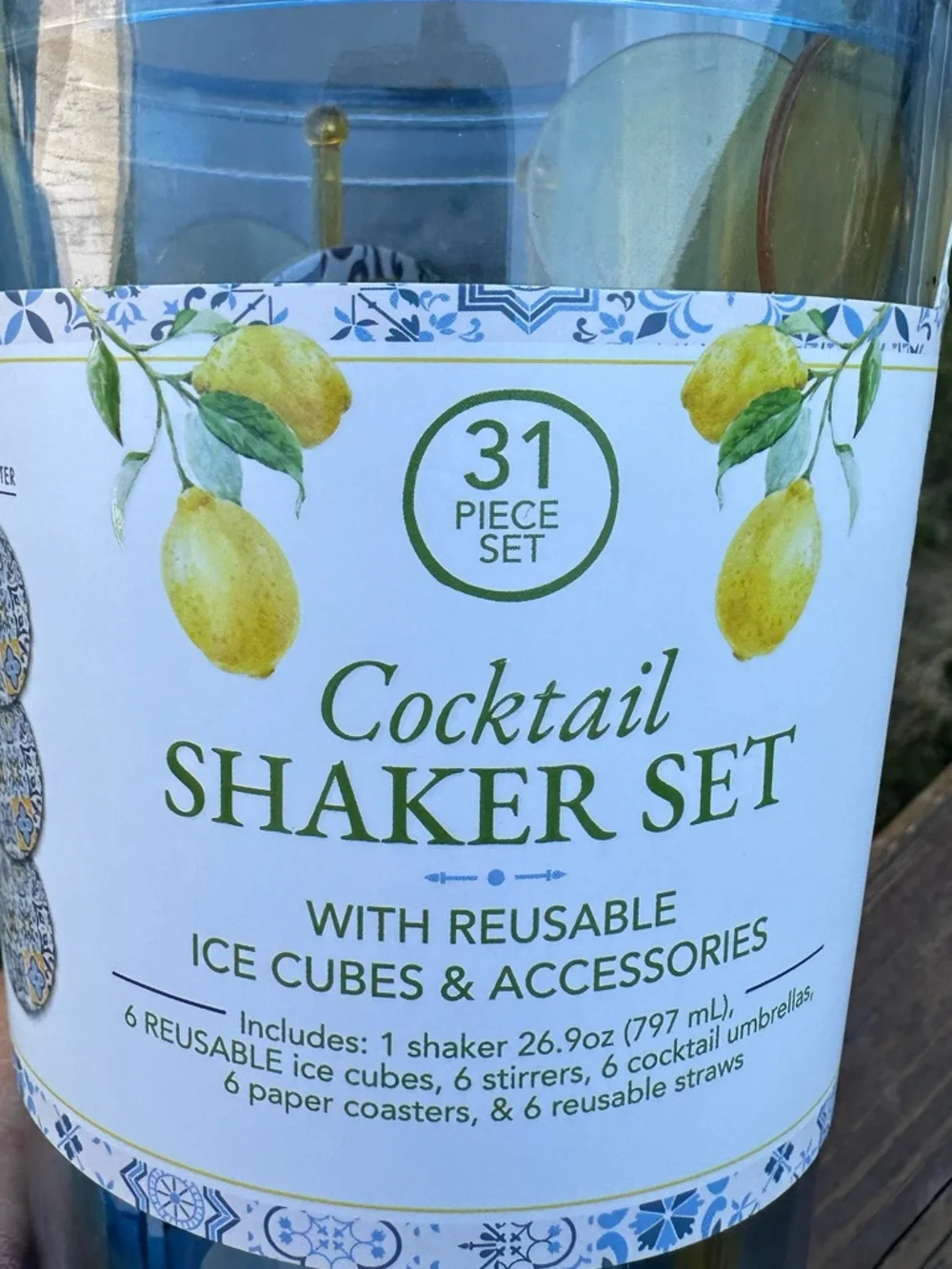 31 Pc Cocktail Shaker Set - NWT